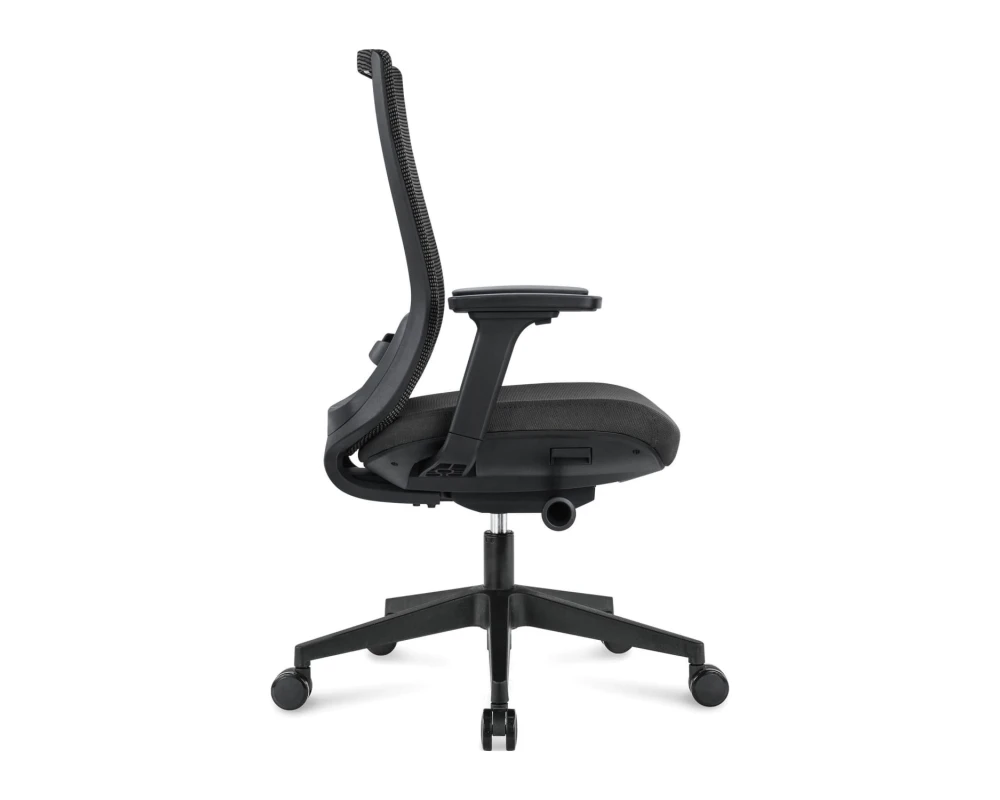 Кресло Norden Руби блэк / Ruby black LB Сетка/Ткань, Черный