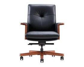 Кресло Norden Вивальди  / Vivaldi LB Натуральная кожа, Черный images