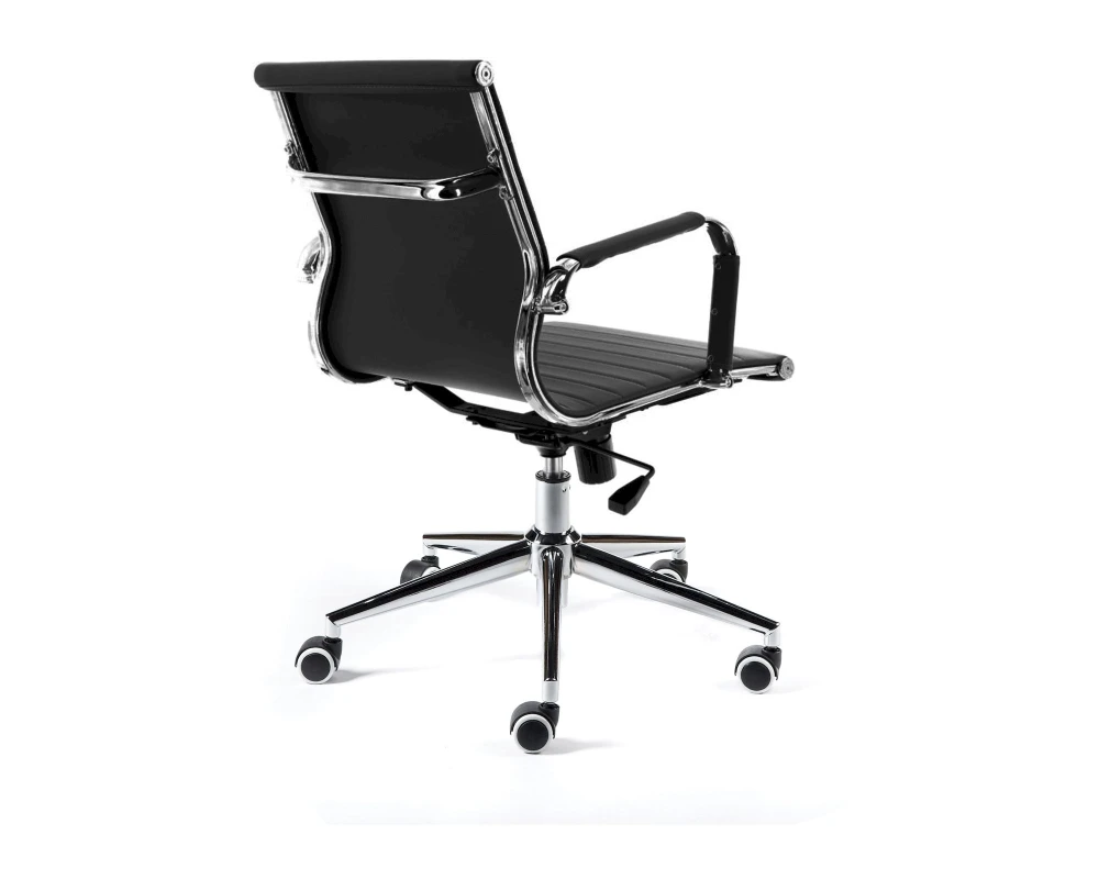 Кресло Norden Техно LB Натуральная кожа, Черный