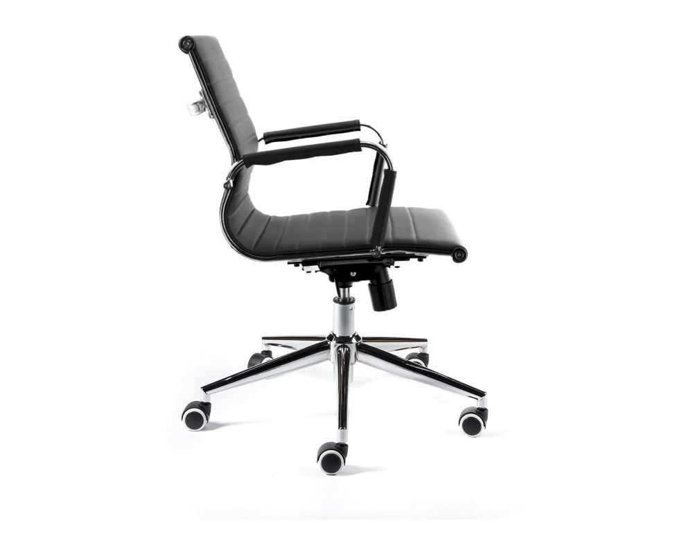 Кресло Norden Техно LB Натуральная кожа, Черный