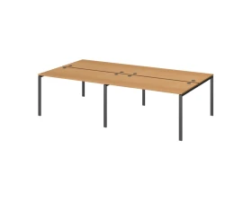 Бенч двойной на 4 рабочих места АМБ-005.60-4 Арго-М images