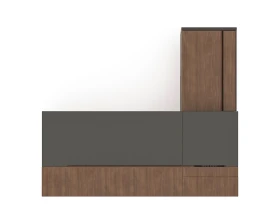 Стол для руководителя левый 2400x2000x750 Larry 2 images