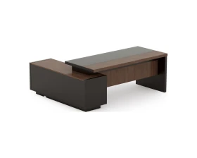 Стол для руководителя правый 2000x1600x750 Larry 2 images