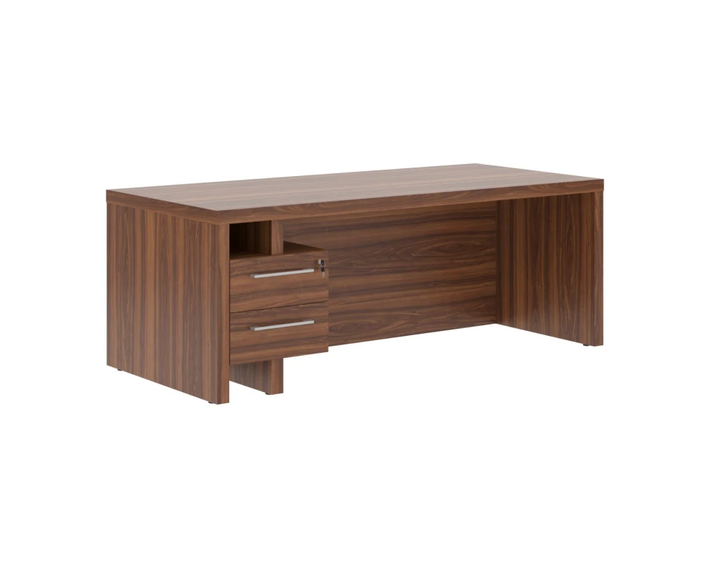 Стол руководителя с встроенной тумбой 2000х900х750 Зенн / Zenn