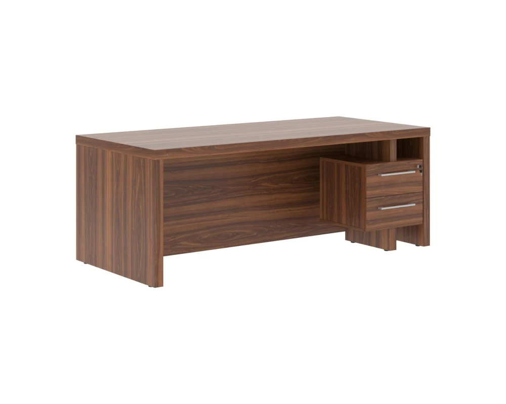 Стол руководителя с встроенной тумбой 2000х900х750 Зенн / Zenn